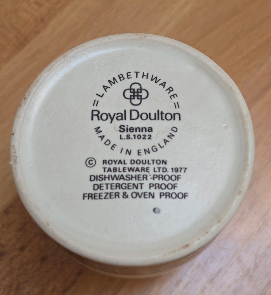 Vaisselle Royal Doulton Sienna, Maison & Meubles, Cuisine | Vaisselle, Service complet, Vintage, Comme neuf, Enlèvement