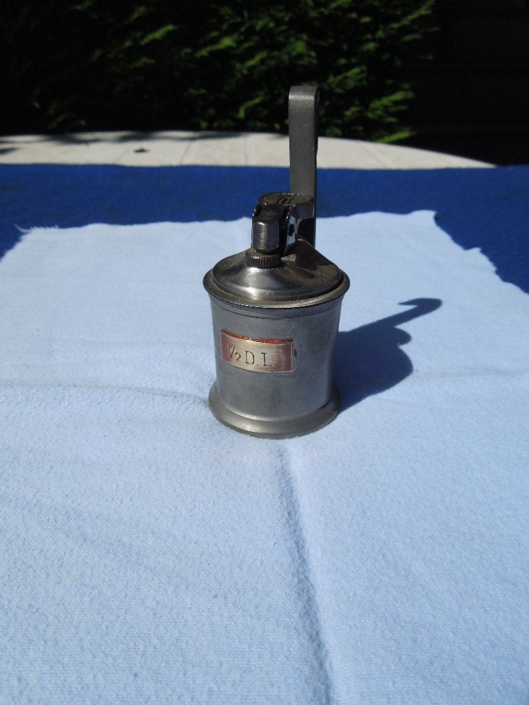 Briquet de table dans pichet étain 25cl., Enlèvement ou Envoi