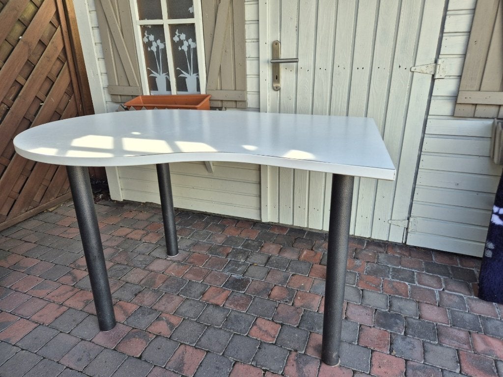 WITTE EETTAFEL, Huis en Inrichting, Ophalen, 100 tot 150 cm, 50 tot 100 cm, Zo goed als nieuw