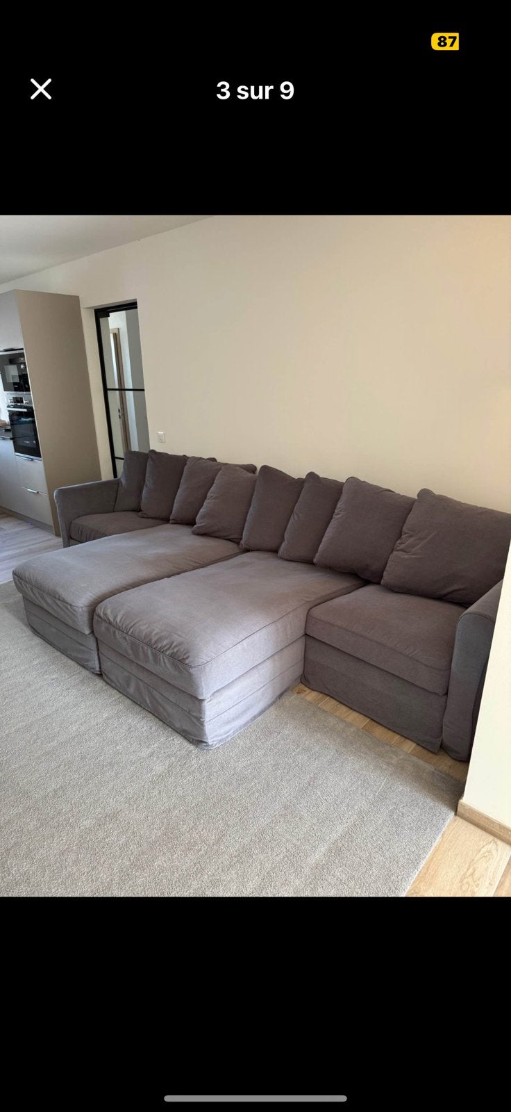 Fauteuil avec meridiennes, Enlèvement, Comme neuf