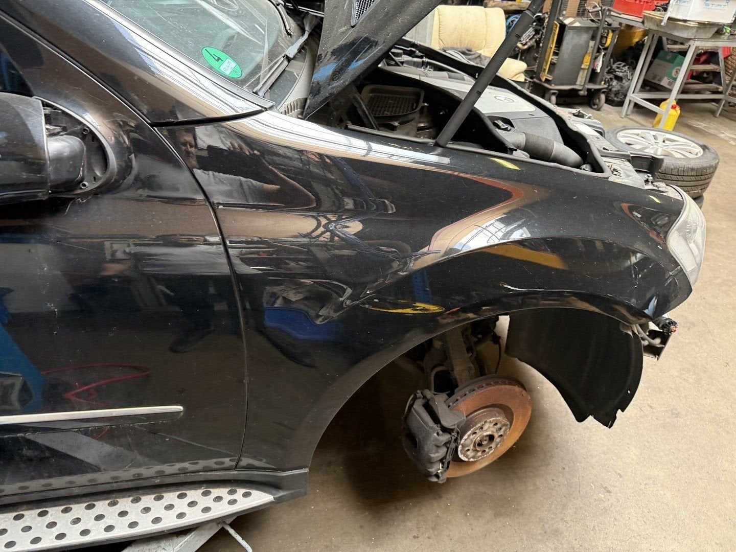 Mercedes-Benz ML W164 zijscherm Rechts, Ophalen, Gebruikt, -, Rechts