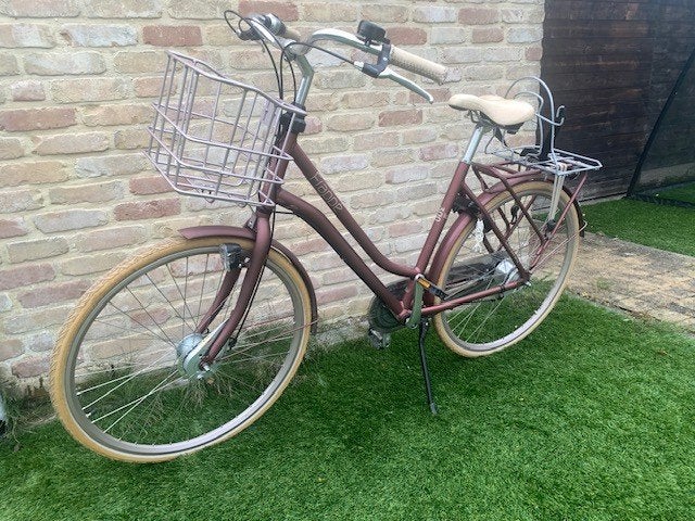 Damesfiets rose, Autres marques, Vitesses, Frein à tambour, 53 à 56 cm