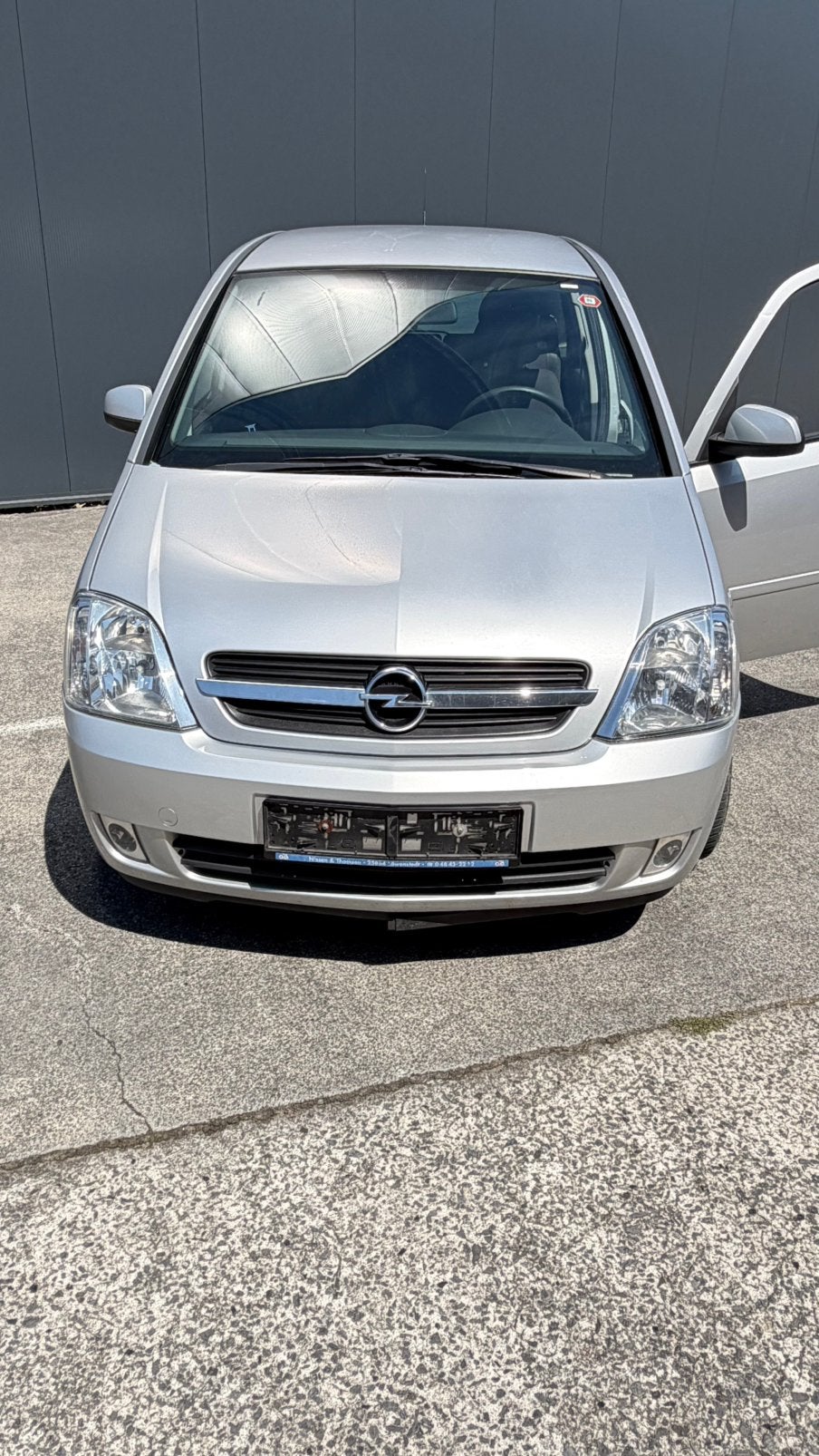 Opel Meriva AUTOMAAT 140dkm AIRCO 2005bj BENZINE MET KEURING, Argent ou Gris, 5 portes, Electronic Stability Program (ESP), Automatique
