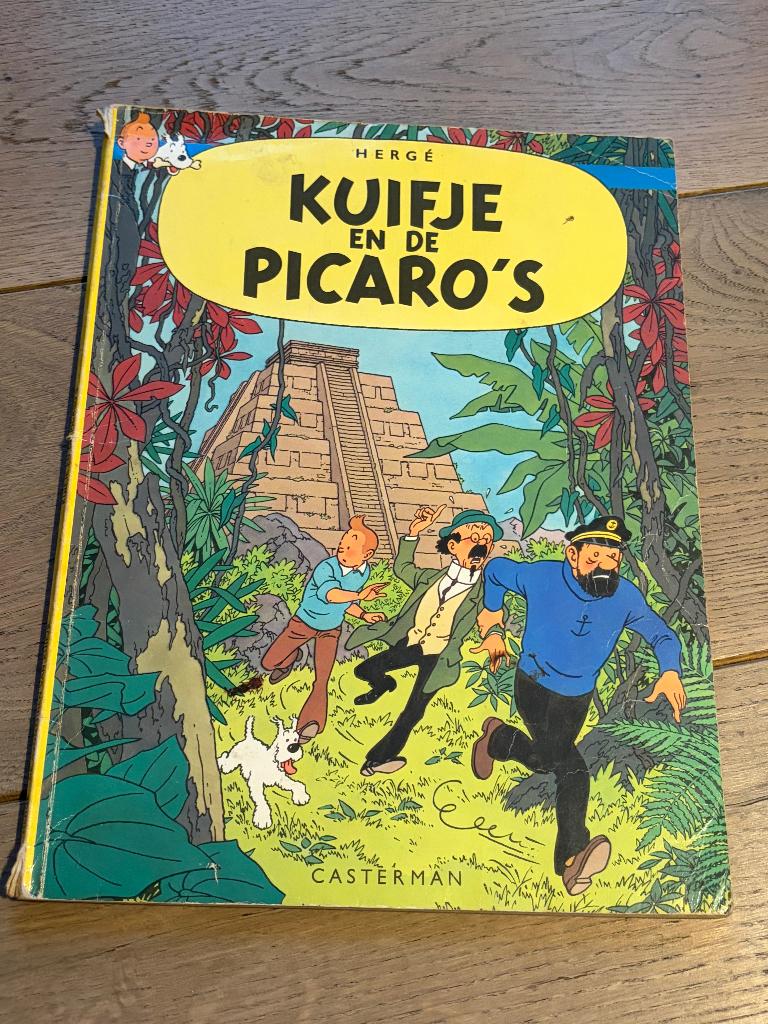 Kuifje - En de picaro’s, Eén stripboek, Ophalen of Verzenden, Gelezen, Herge