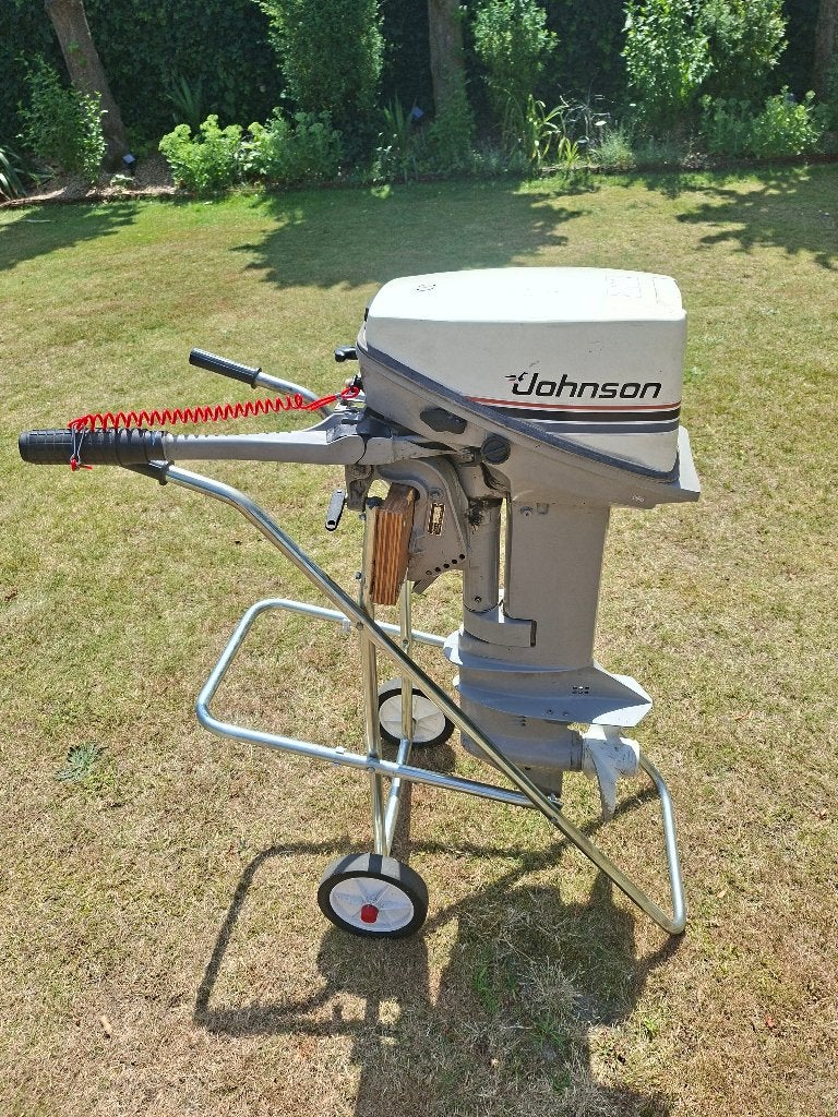 Johnson ( Evinrude ) 9.9 pk 2 takt kortstaart, Ophalen, Gebruikt, 5 tot 10 pk, Buitenboordmotor