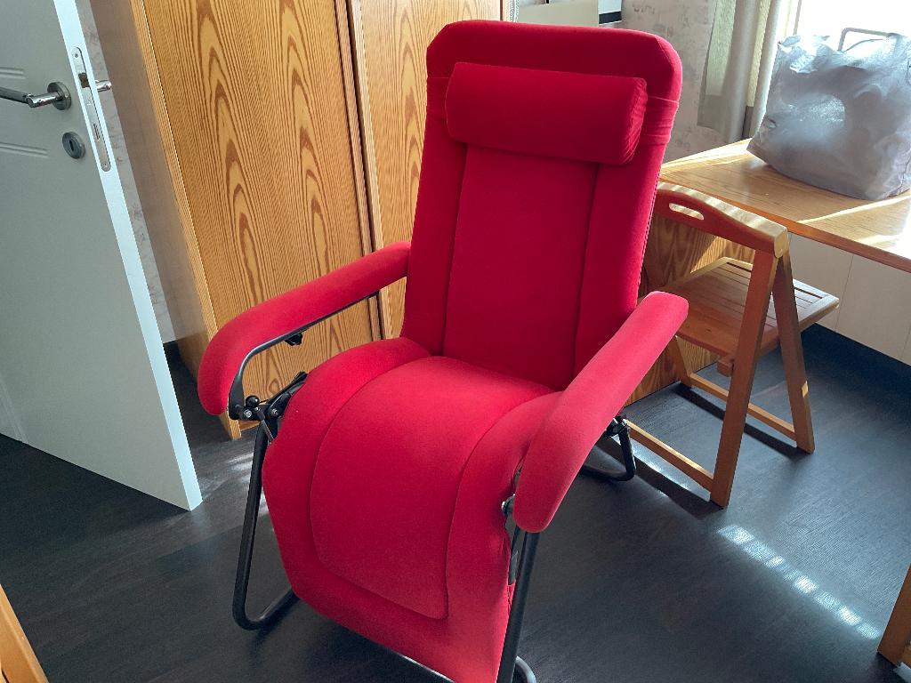 Mooie relaxzetel, Ophalen, 100 tot 125 cm, Zo goed als nieuw, 75 tot 100 cm