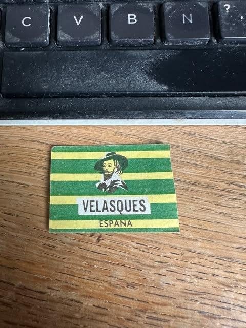 Velasques Espana luciferdoos etiket label, Velasques, Info@velsaqlu.lm, Ophalen of Verzenden, Luciferdoosjes of -merken