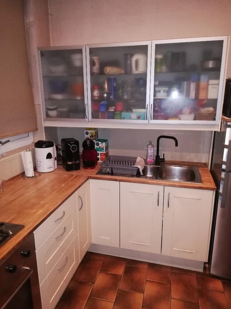 Hangkast (vitrine) keuken, Huis en Inrichting, Ophalen, Gebruikt, Overige kleuren, 150 tot 200 cm