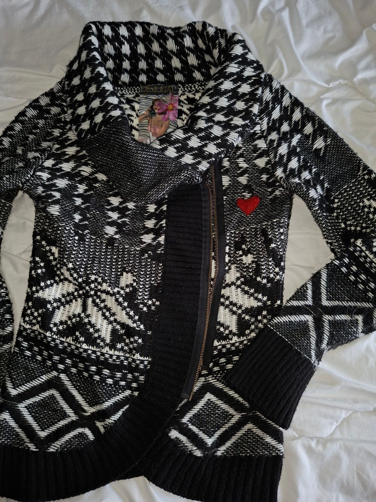 Prachtige wollen jas van Desigual. Maat S., Kleding | Dames, Ophalen, Maat 36 (S)