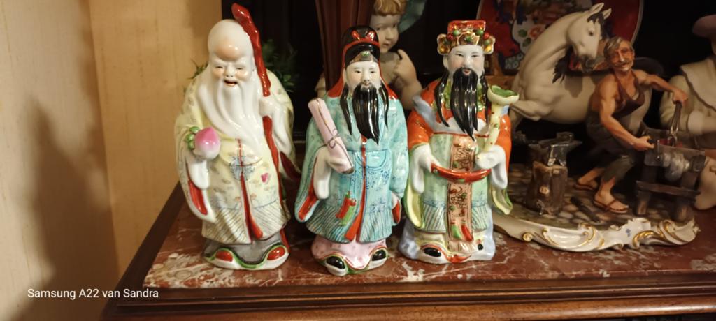 3 chinese beeldjes ., Verzamelen, Complete verzamelingen en Collecties, Ophalen