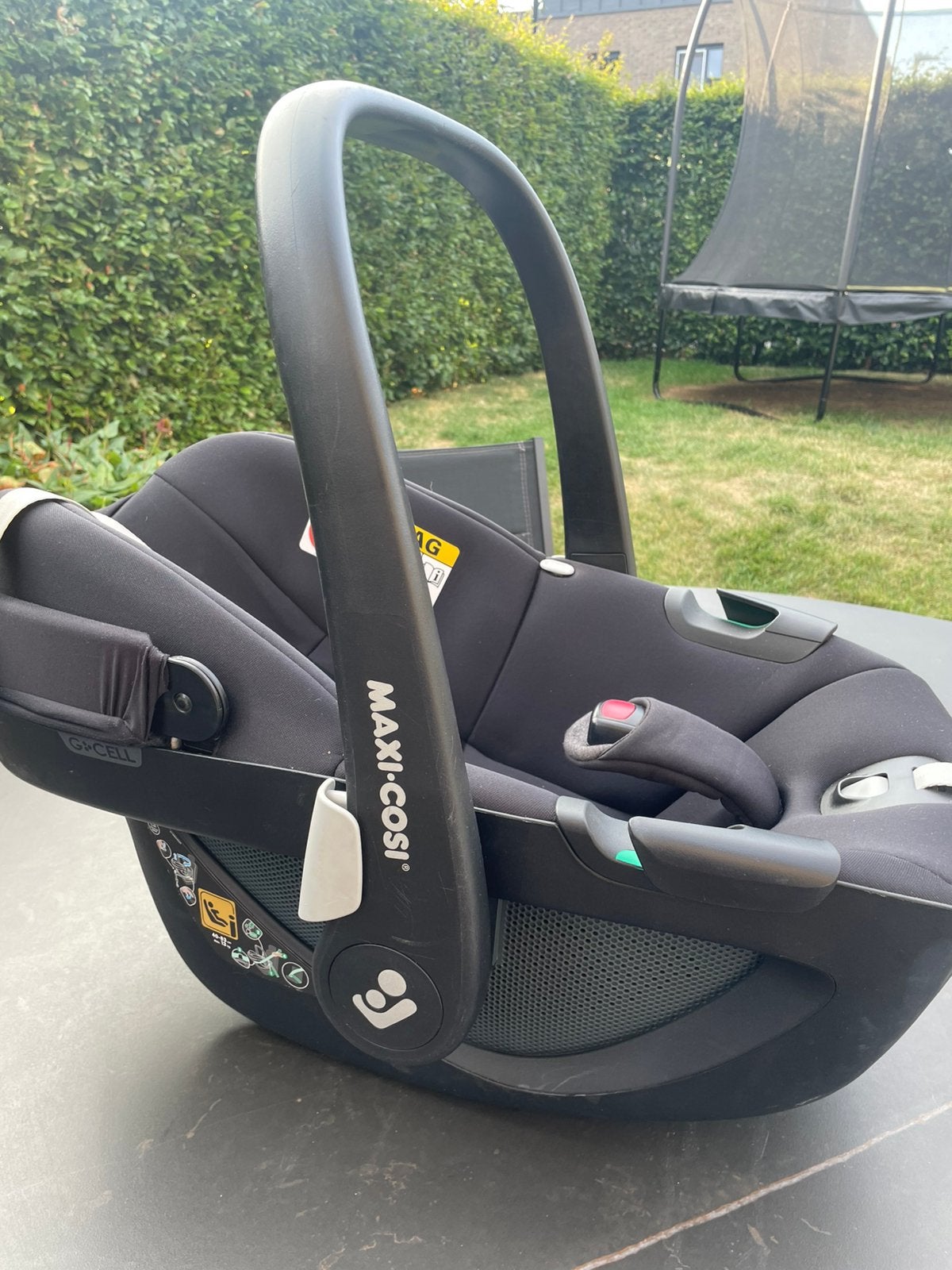 Maxi-cosi Pebble (+ extra beschrrmhoes Timboo), Ophalen, Zo goed als nieuw, Maxi-Cosi, Isofix