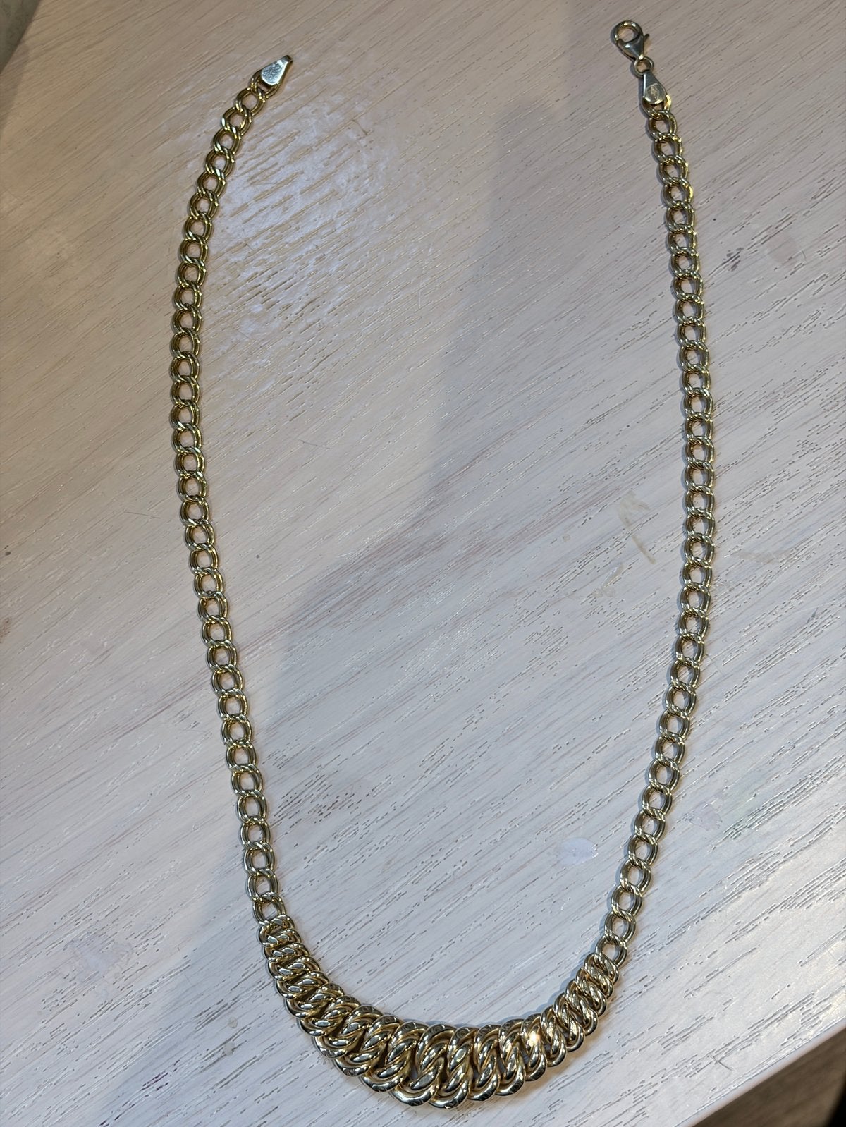 Ketting 18karaat goud, Bijoux, Sacs & Beauté, Enlèvement ou Envoi, Comme neuf, Or