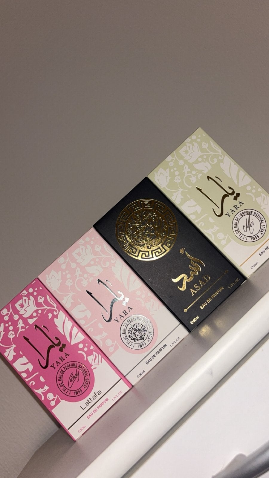 Parfums Lattafa Dubai - Yara,Asad… - 50ml, Enlèvement, Neuf, Noir
