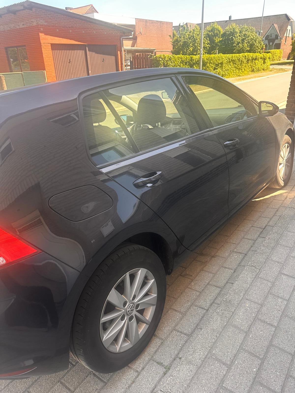 Volkswagen Golf automaat, Auto's, Automaat, Euro 5, Zwart, Leder en Stof