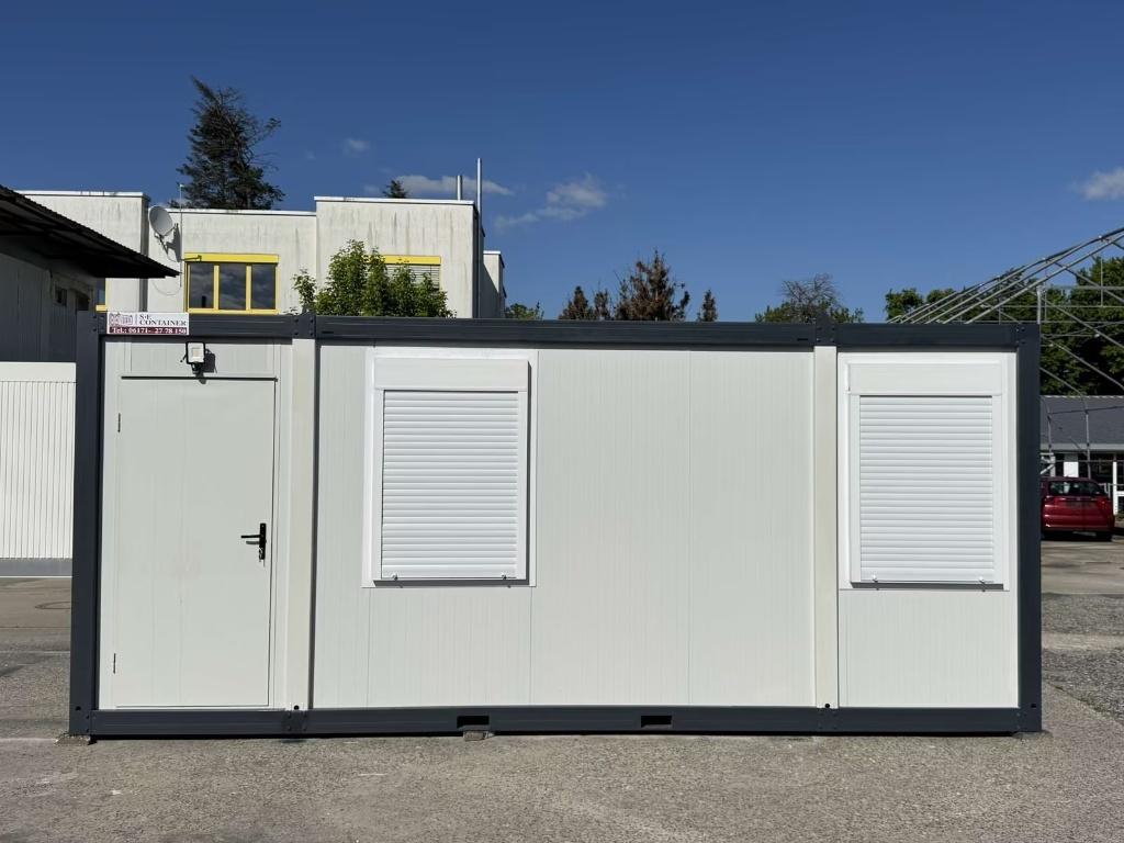 Bureau de chantier 17 m² avec volets roulants, Enlèvement ou Envoi, Comme neuf
