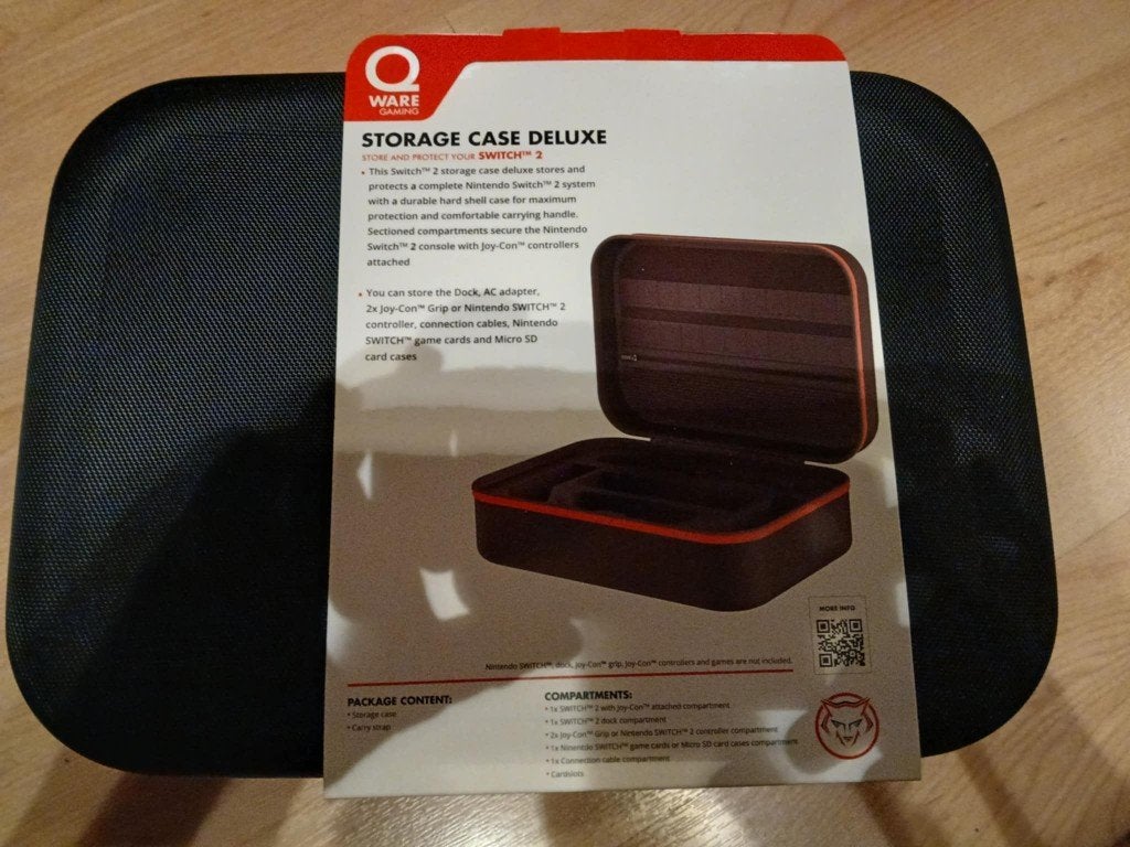 Nintendo switch 2 storage case, Consoles de jeu & Jeux vidéo, Consoles de jeu | Nintendo Portables | Accessoires, Enlèvement, Neuf