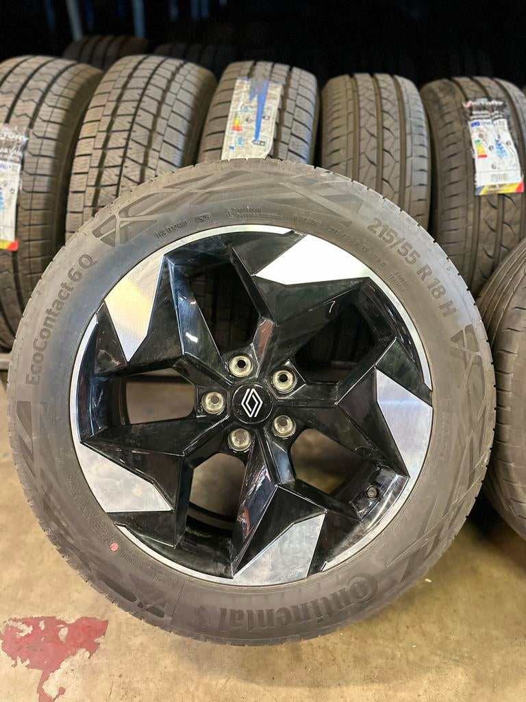 Originele Renault Captur velgen met banden 18 inch, Auto-onderdelen, Banden en Velgen, Ophalen, 18 inch, Band(en)