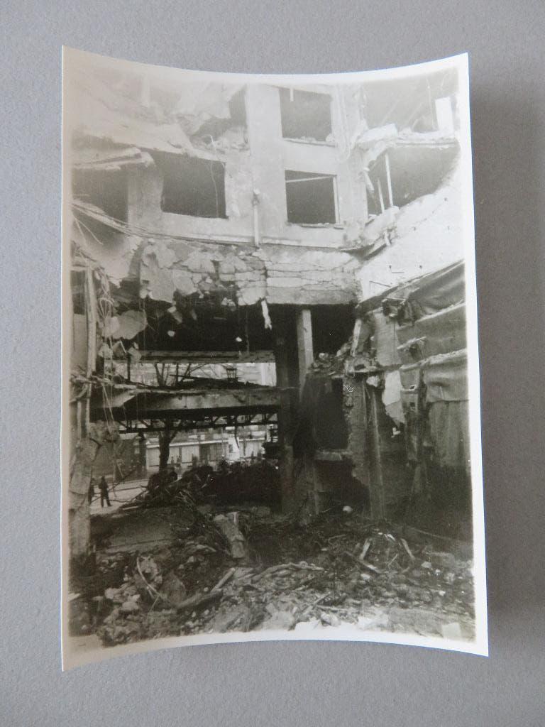 1944 WO2 inslag V-Bom Ciné Rex Antwerpen, Enlèvement ou Envoi, Photo, Comme neuf, 1940 à 1960