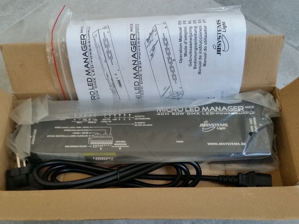 JB Systems DMX LED Driver 24V 50W – Nieuw, Musique & Instruments, Lumières & Lasers, Neuf, Lumières, Enlèvement