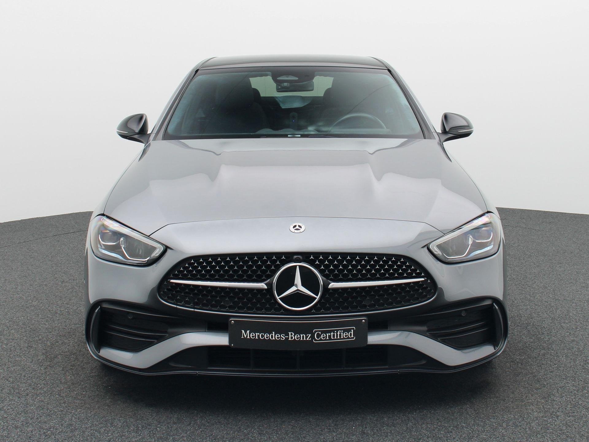 Mercedes-Benz C 200 AMG Line Berline + PANORAMISCH DAK + CAR, Auto's, Automaat, 4 cilinders, 1650 kg, Bedrijf