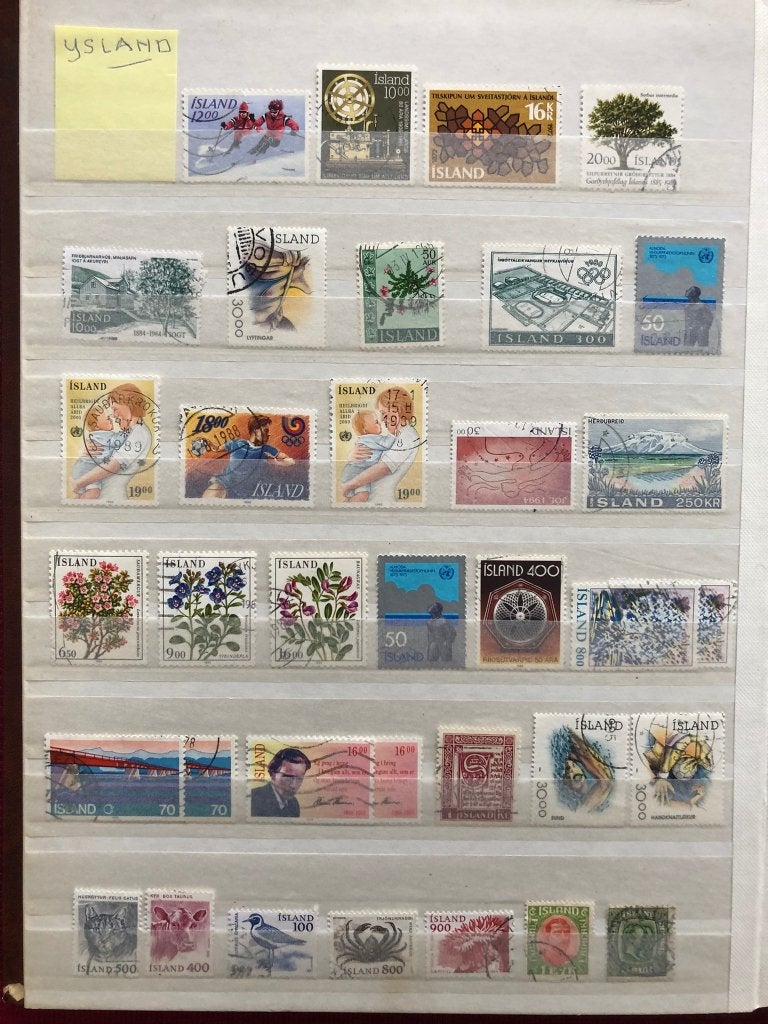 Timbres d'Islande, Timbres & Monnaies, Timbres | Europe | Scandinavie, Enlèvement ou Envoi, Islande, Affranchi
