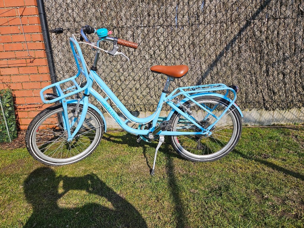 Retro meisjesfiets 20 inch, 6 versnellingen, Frein sur jante, Retro, 20 pouces, Enlèvement