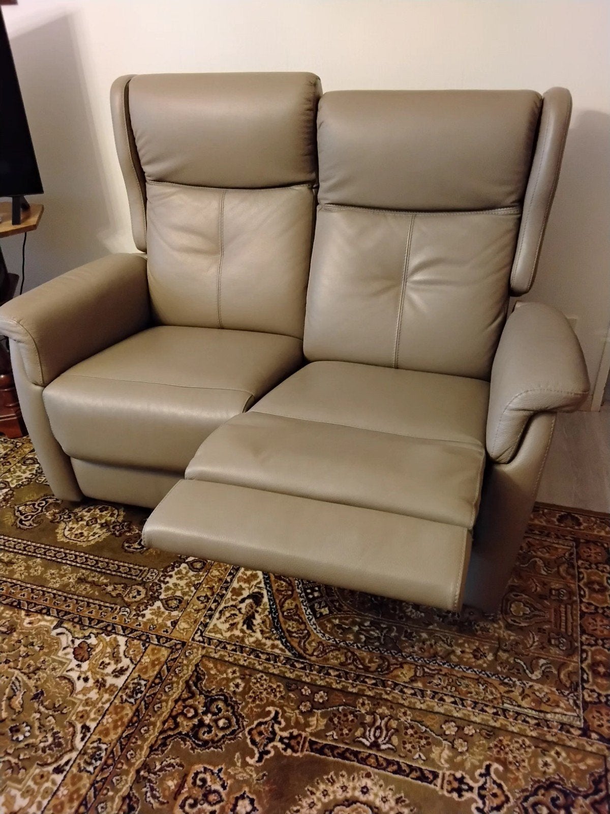 salon en cuir avec espace détente, Enlèvement, Cuir