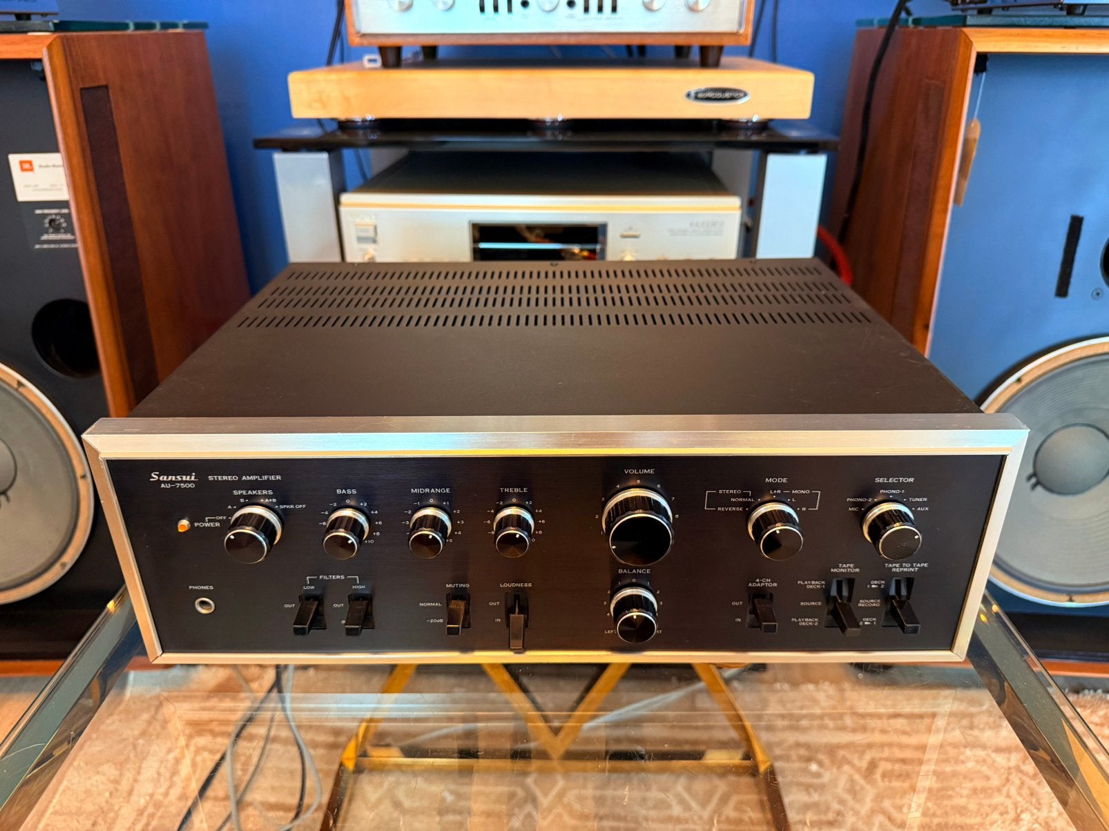 Sansui AU-7500, Audio, Tv en Foto, Ophalen, Zo goed als nieuw
