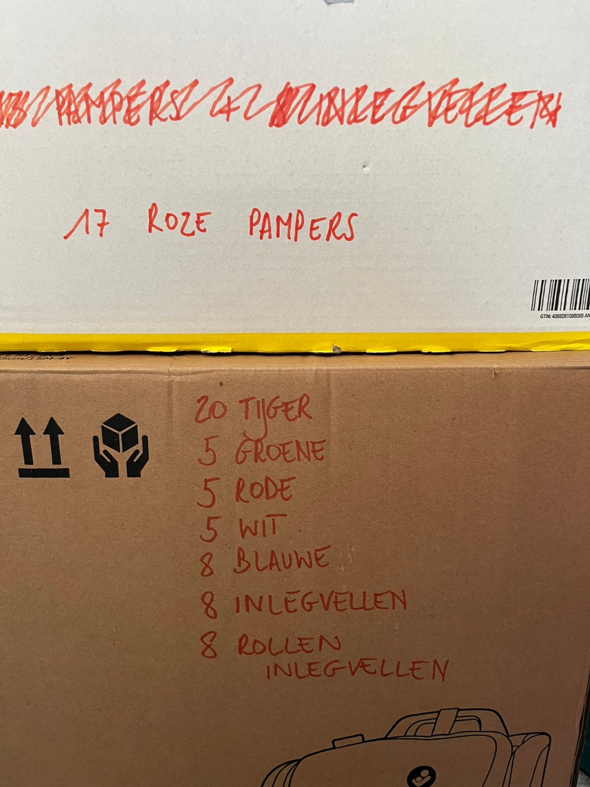 60 Wasbare pampers- Happy bears, Enfants & Bébés, Enlèvement, Utilisé, Autres types, Autres marques