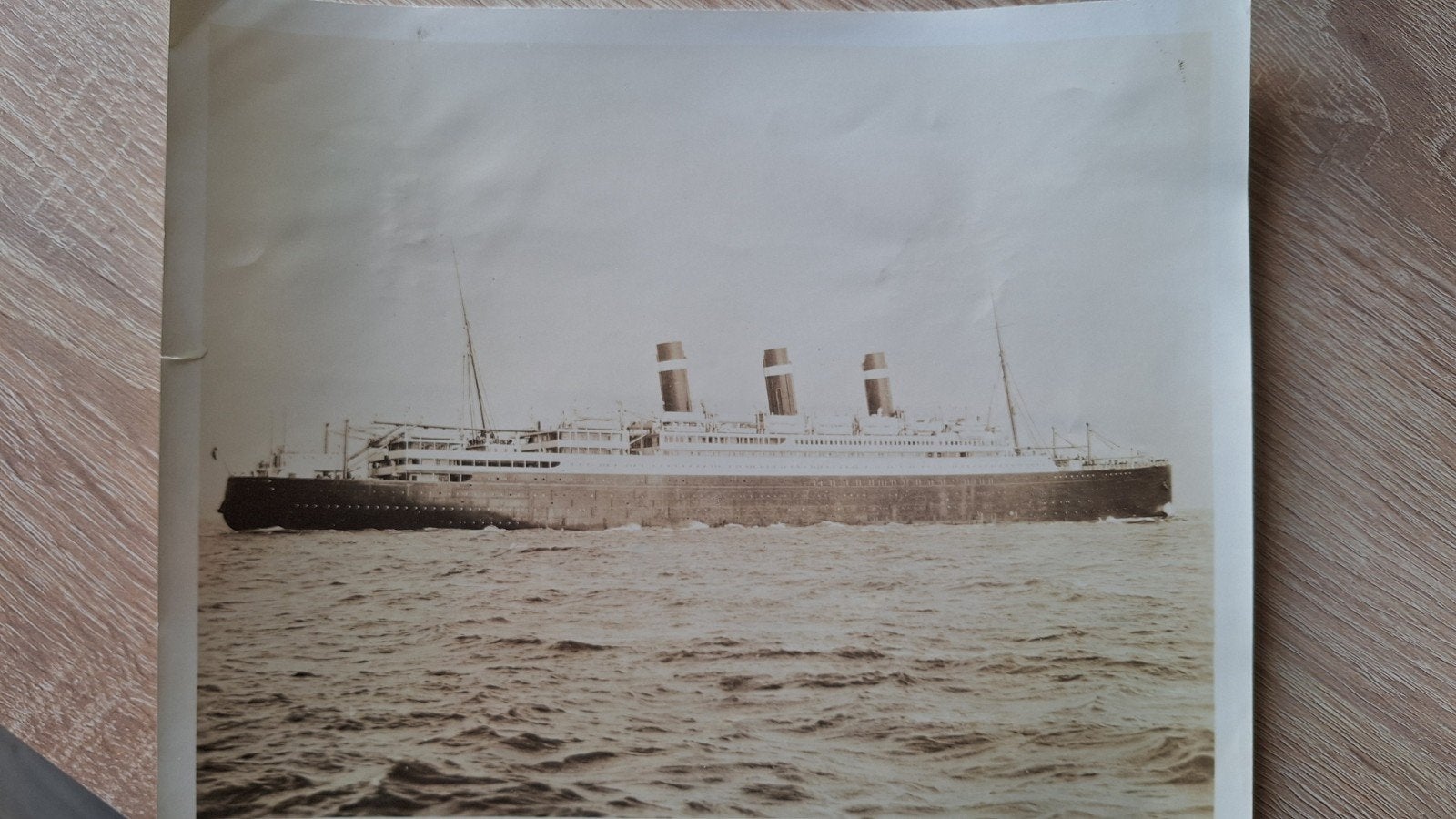 Persfoto van SS Belgenland - Red Star Line, Ophalen of Verzenden