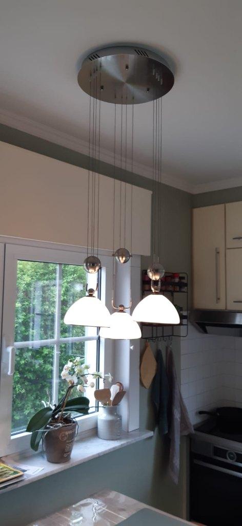 Prachtige hanglamp, Ophalen, Gebruikt, Glas