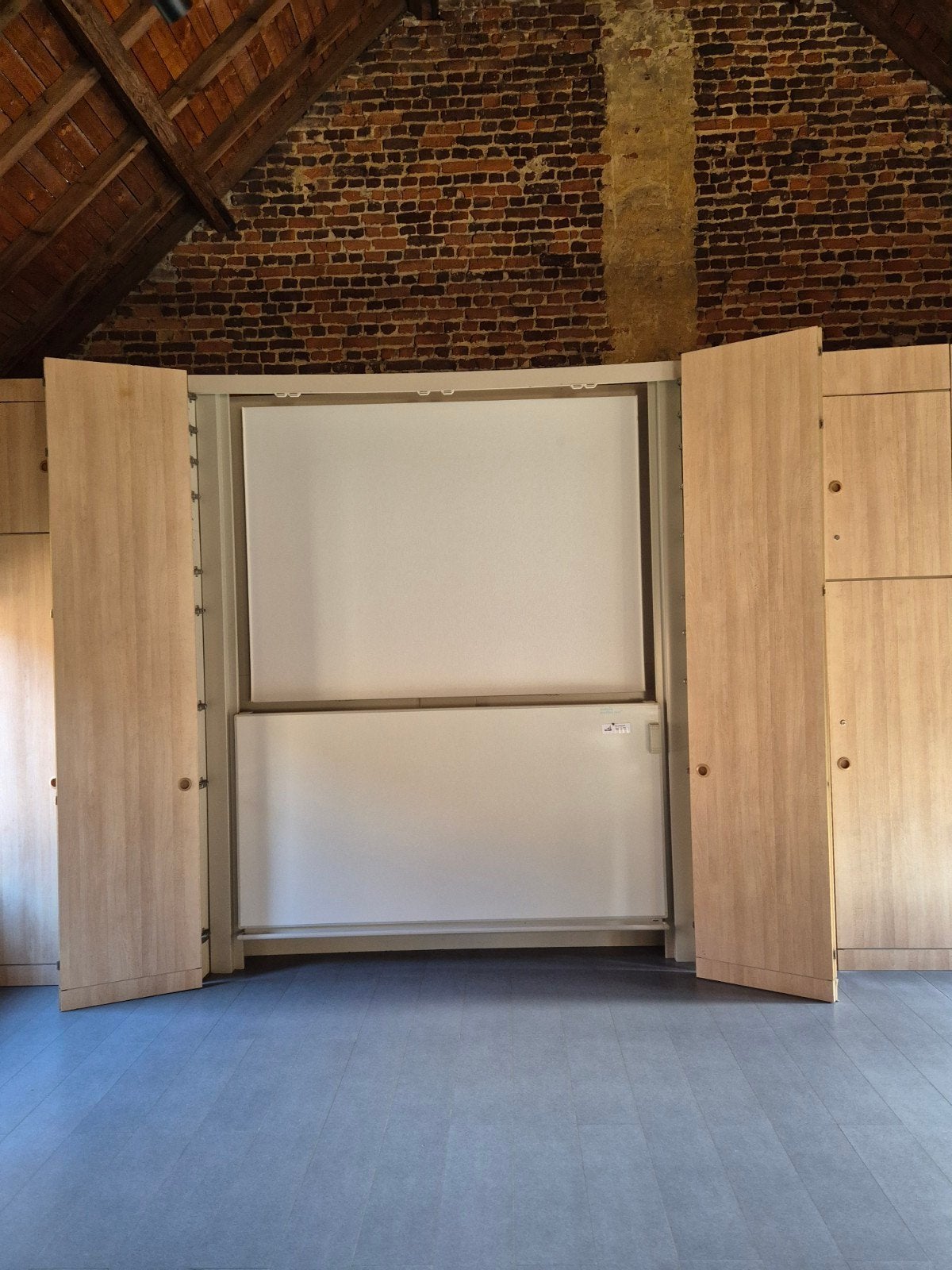 Projectiescherm scherm en white board inbouw, Audio, Tv en Foto, Ophalen