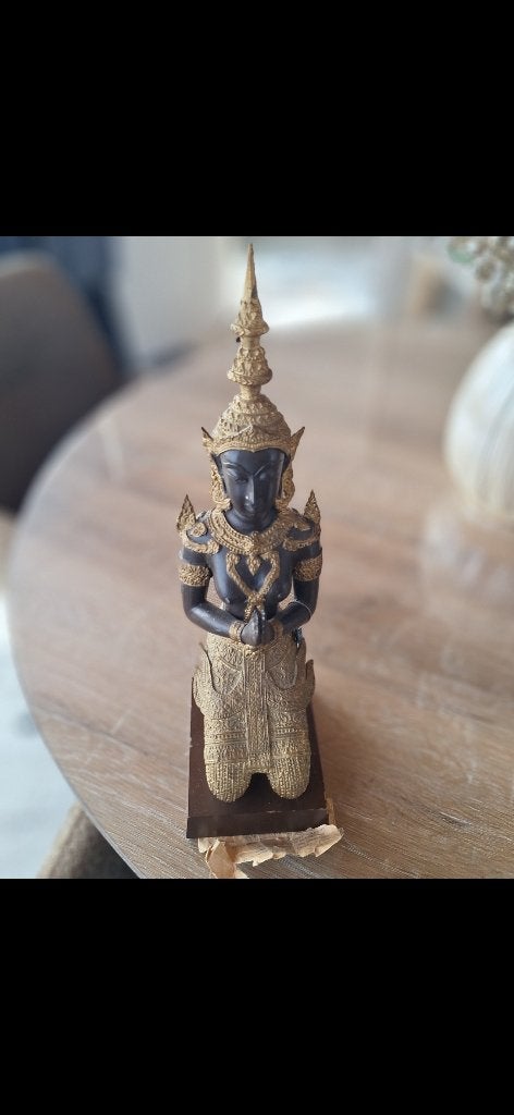 Tempelwachter, Ophalen, 38 cm, Zo goed als nieuw, Gouden accenten