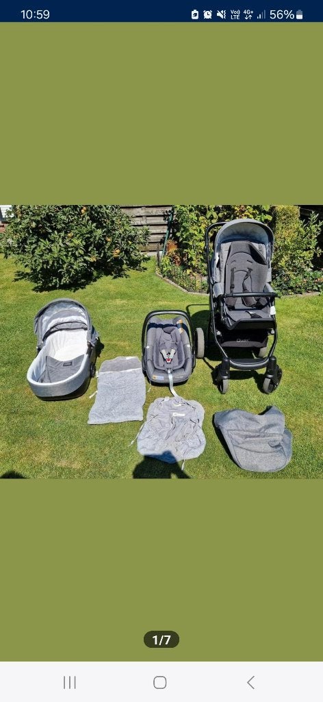 Kinderwagen quax met vele extra's, Ophalen, Gebruikt, Kinderwagen, Overige merken