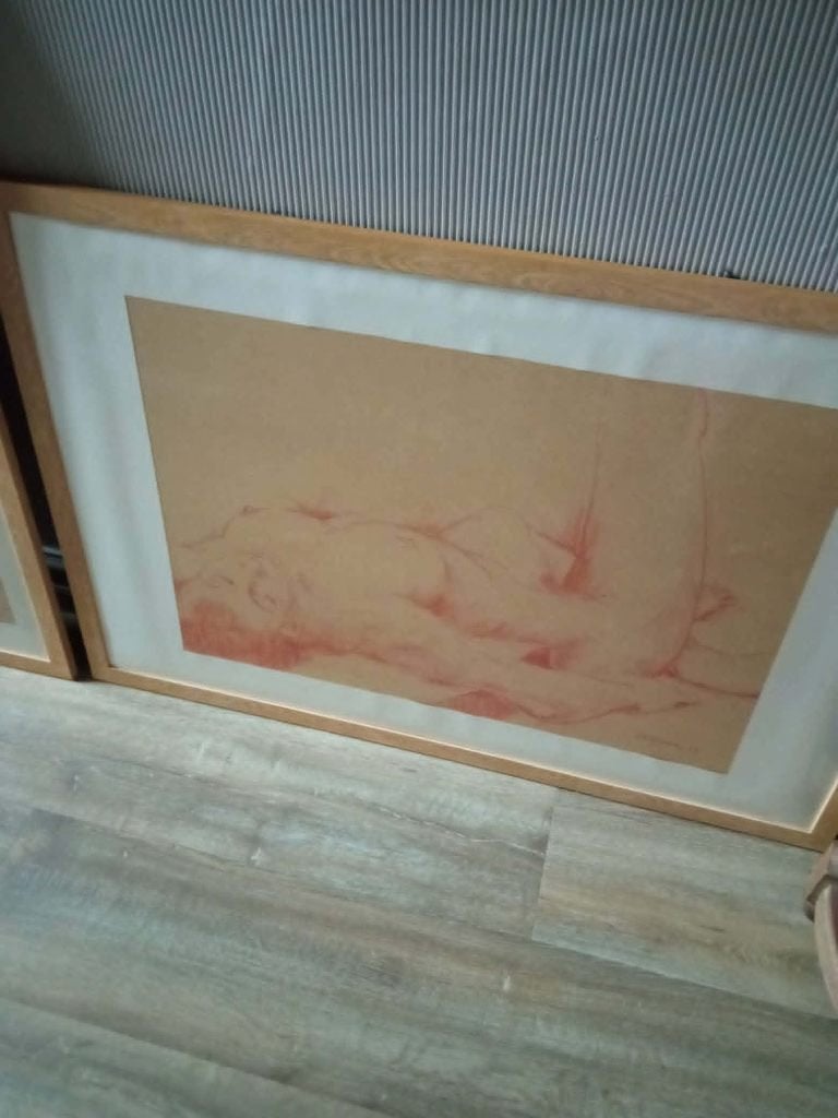 twee tekeningen, Maison & Meubles, Accessoires pour la Maison | Peintures, Dessins & Photos, 50 – 75, Enlèvement, Utilisé, Dessin
