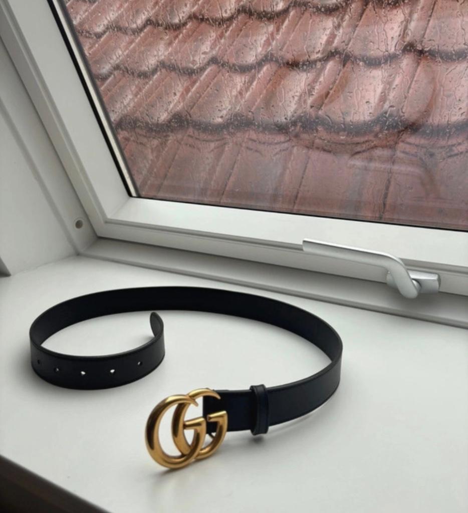 Riem Gucci maat 85, Kleding | Dames, 80 tot 90 cm, 3 tot 5 cm, Ophalen of Verzenden, Echt leder