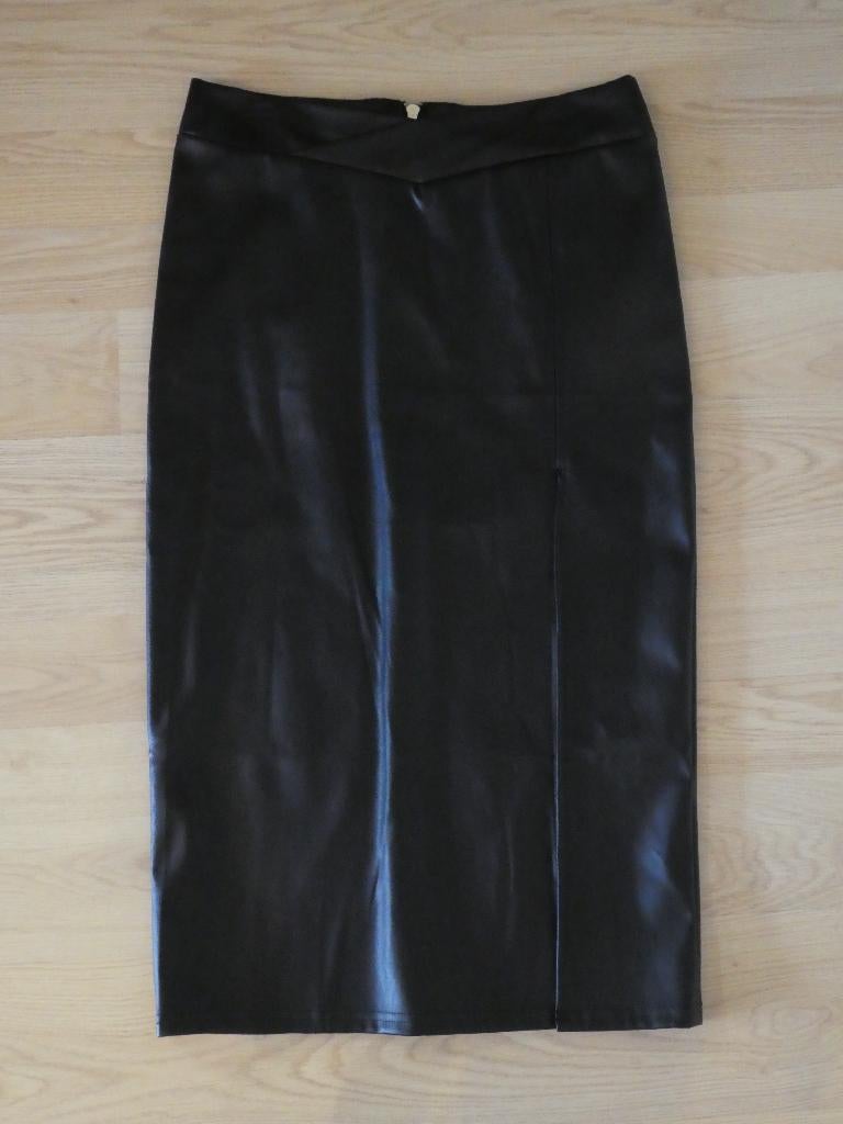 Rok Faux Leather Zwart, Kleding | Dames, Ophalen of Verzenden, Nieuw, Zwart