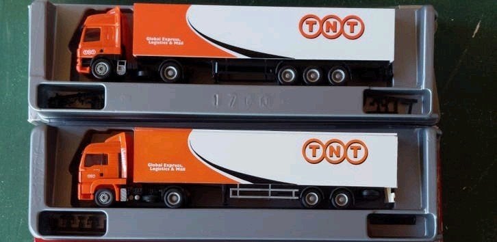 herpa schaal H0  man daf, Hobby en Vrije tijd, Modelauto's | 1:87, Ophalen of Verzenden, Herpa