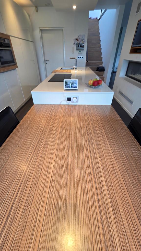 Keukentafel 190 op 100, Ophalen