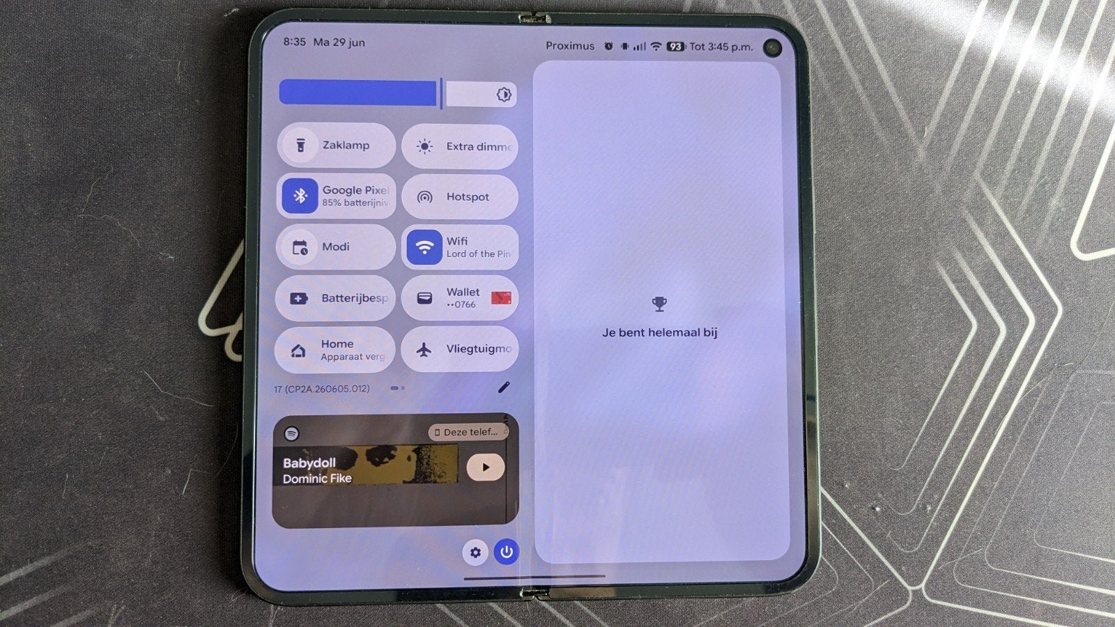 Google Pixel 9 Pro Fold, Telecommunicatie, Mobiele telefoons | Overige merken, Gebruikt, Inklapmodel, Ophalen of Verzenden, Zonder simlock