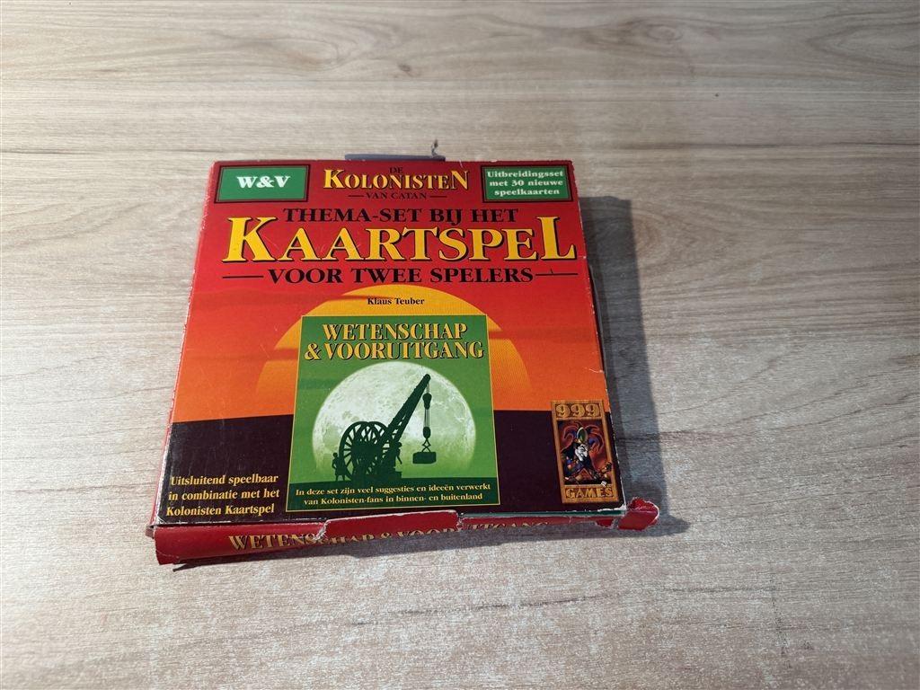 Kolonisten kaartspel wetenschap en vooruitgang - S7016, Hobby en Vrije tijd, Ophalen of Verzenden, Zo goed als nieuw