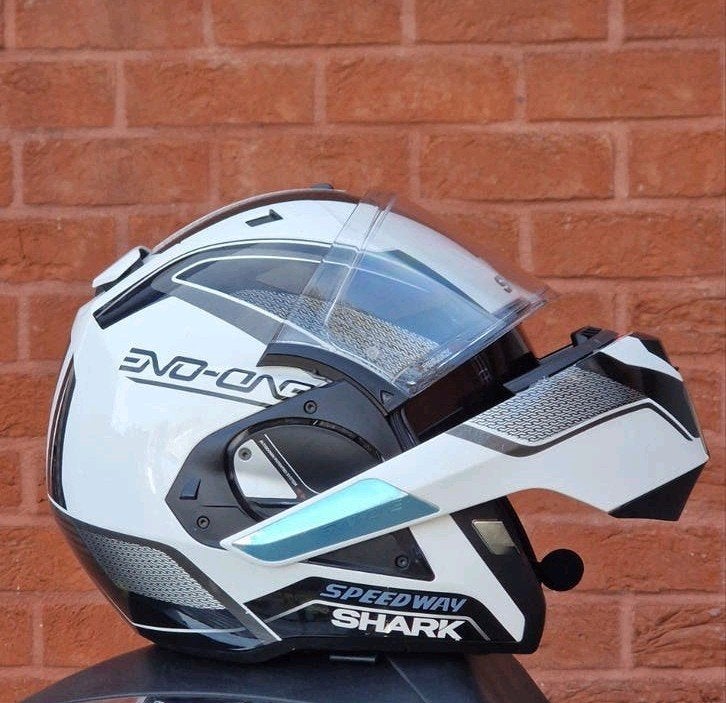 Shark modulaire motorhelm met bluetooth, Motoren, Kleding | Motorhelmen, Ophalen of Verzenden, S, Shark
