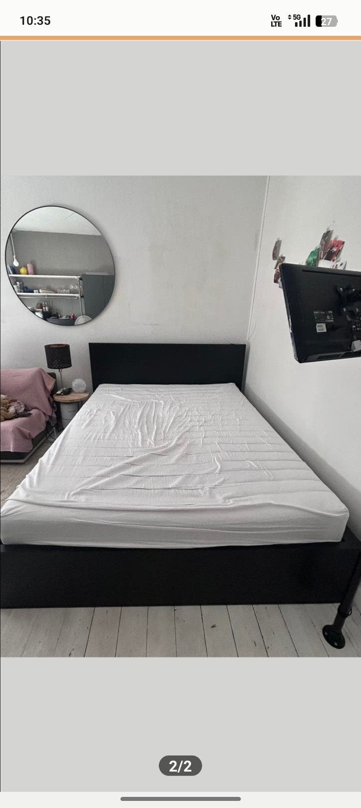 Zwarte Ikea malm bed, Ophalen of Verzenden