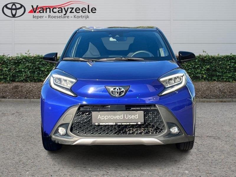Toyota Aygo Envy+cam+gps+sens V+A, Automaat, https://public.car-pass.be/vhr/4b948aea-431d-4517-9407-293c6d8b00fe, Blauw, 72 pk