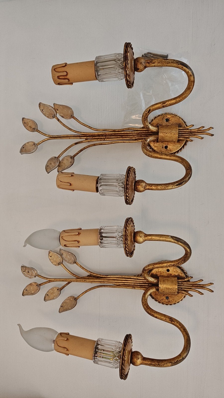 Twee wandlampen Maison Baguès, Ophalen