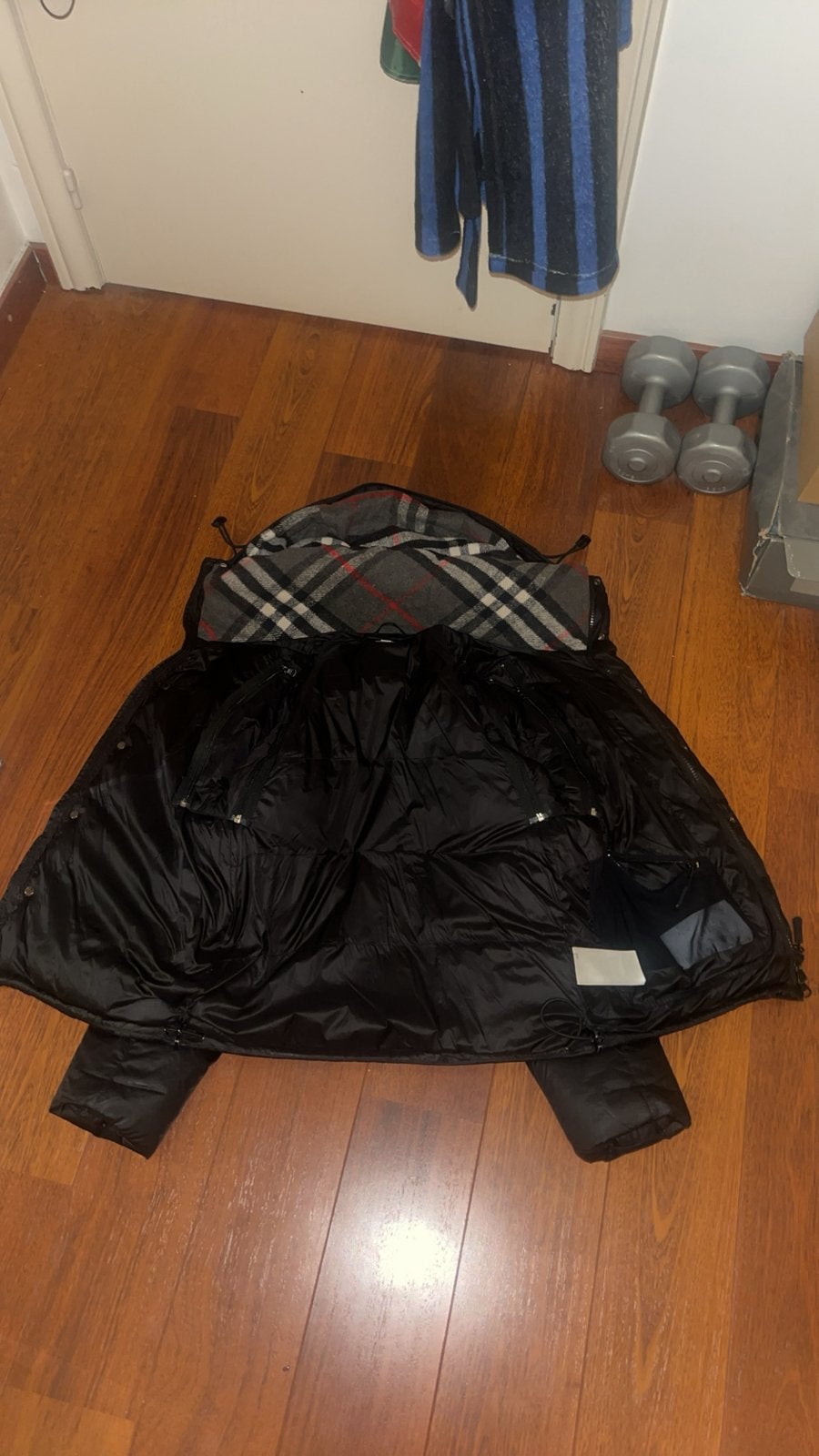 Burberry halsby puffer jas, Ophalen of Verzenden, Zo goed als nieuw, Maat 48/50 (M), Zwart