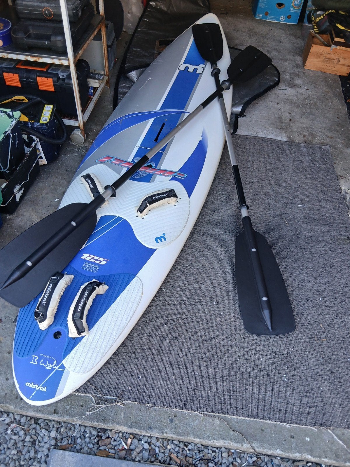 SURF PLANK MET PEDDELS, Ophalen