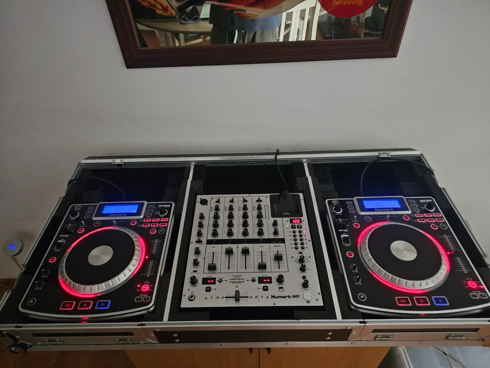 Dj gear van Numark met bijhorende flightcase!, Ophalen, Zo goed als nieuw, Dj-set, Numark
