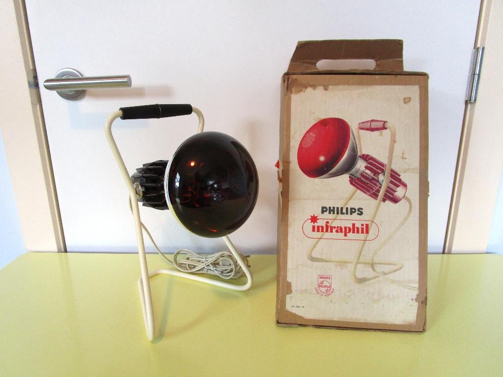 Vintage warmtelamp Philips Infraphil KL2901, Ophalen of Verzenden, Huis en Inrichting