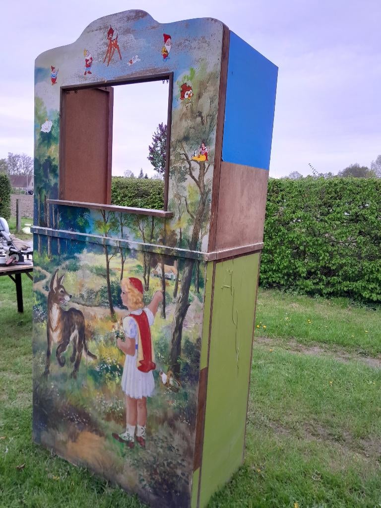 grote poppenkast, Ophalen